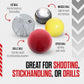 Snipers Edge Hockey Stickhandling Balls - Hockey Dangle Balls with Bag - Improve Stickhandling On and Off The Ice - Bring Anywhere!
