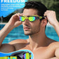 Swim Goggles, Unisex Adult Swimming Goggles Anti Fog Anti UV No Leakage Wide View for Men Women Youth