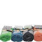 Mosobam 4pc Soft Fouta Peshtemal 35X70, Green-Navy-Charcoal-Coral, Fall Cacala Fleece Blankets, Luxury Sarong, Hamam Towel, Lightweight Outdoor Picnic Blanket Throw, Viscose Made from Bamboo