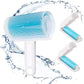 Washable Reusable Lint Roller 3 Pack, Portable Travel Sticky Dog Cat Hair Remover Cleaner with Cover Include Medium and Mini Size for Clothes, Pet Hairs, Carseats