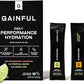 Gainful Hydration Packets Variety Pack, Decaffeinated with Key Electrolytes, Magnesium and Sodium, Energy Support, Low Sugar, 10 Sticks