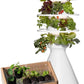 Farmstand Starter Kit with Glow Rings and 24 Seedling Credits | Medium Hydroponic Growing System Kit | Vertical Garden Planter Tower | 4ft 10in Tall