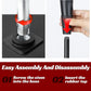 Portable Baseball Batting Tee, Height Adjustable from 25-37 inch Hitting Tee for Baseball and Softball,Premium Baseball Tee with Rubber Top,Alumium Pole,Metal Base for Kids/Youths/Adults