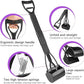 UPSKY 32'' Pooper Scooper for Large Small Dogs, Long Handle Dog Poop Scooper with Waste Bags, Portable Dog Poop Pick Up Tool, Folding Poop Scoop for Yard, Grass, Dirt, Gravel Black