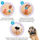 Outward Hound Nina Ottosson Topsy Treat Ball Dog Puzzle Interactive Treat Puzzle Dog Enrichment Dog Toy, Level 1 Beginner, Orange