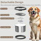 10L Dog Water Bowl No Spill 2.6 Gallon Super Large Capacity Stainless Steel No Splash Dog Bowls 338oz Slow Drinking Feeder with Non-Slip Base Pet Water Dispenser for Dogs