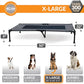 K&H Pet Products Outdoor Elevated Dog Cot, Breathable Cooling Elevated Cot Hammock Pet Bed for XL Dogs, Washable Mesh Cover, Raised Metal Frame, Collapsible, Portable - Extra-Large 50 X 32 Charcoal
