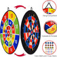Dart Board Games for Kids Ages 3-12, Sticky Dart Board with 12 Balls & 12 Darts, Indoor Outdoor Toys for Boys, Party Birthday Gifts