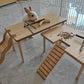 Bamboo Apple Sticks for Chinchillas Hamster Mouse Gerbil Bunny Pet Rat Guinea Pig Rabbit Chew Wood Timothy Hay Sticks Enrichment Toys for Teeth Supply Treats Snacks for Boredom Indoor
