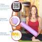 Small Size Low-Medium Density EVA 4 Inch Foam Roller for Back &Leg Pain; Sore Muscle Recovery; Trigger Point Massage Roller Ø3.75x18inch Physical Therapy; Helps as Spine Cracker Stretcher