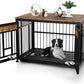 Heavy Duty Dog Crate Furniture for Large Dogs, Decorative Pet House End Table, 42inch Large Wooden Cage Kennel Furniture Indoor for Medium Dog