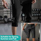 Men's Capri Pants 3/4 Joggers Gym/Workout/Hiking Below Knee Long Shorts Lightweight Quick Dry with Zipper Pockets