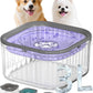 3L Dog Water Bowl No Spill 101oz Large Capacity Spill Proof Slow Drinking Water Feeder No Splash Pet Water Bowl Vehicle Carried Travel Dog Bowl for Sloppy Messy Drinkers Cats(Purple)