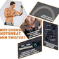 HOTSWEAT Twister Arm Exerciser Chest Workout,Portable Power Twister Bar,Muscular Strength Enhancer,Thigh Master Trainer Men,At Home Fitness Equipment