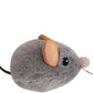 Catstages Squeak Squeak Mouse Cat Toy with Touch-Activated Sound & Catnip, Gray