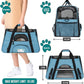 PetAmi Airline Approved Pet Carrier for Cat, Soft Sided Dog Carrier for Small Dogs, Cat Travel Supplies Accessories for Indoor Cats, Ventilated Pet Carrying Bag Medium Large Kitten Puppy, Large Blue