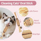 27.6" Cat Grooming Wrap,Self-Adherent Cat Wrap for Cutting Nails,Anti-Escape Cat Swaddle Wrap,Multifunctional Anti-Scratch Cat Restraint Wrap for Medicine,Nail Clipping,Ear Cleaning(Within 15lbs)
