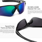 BEACOOL Polarized Sports Sunglasses for Men Women Youth Baseball Fishing Cycling Running Golf Motorcycle Tac Glasses UV400