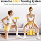 2-in-1 Adjustable Dumbbells Set, 4 Levels Weight Dumbbells Set for Women Men, Each 2.2/3.3/4.4/5.5lb Hand Weights with Kettlebell Form for Home Gym Exercise Training