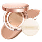 Cushion Foundation | Full coverage, Weightless, Skin fit, Satin Glow Finish, Oil-Control Waterproof Foundation, Sweatproof Flawless BB Cream CC Korean Makeup