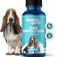 Itch Relief and Ear Infection Treatment for Dogs & Cats, Natural Ear Mites Treatment for Cats and Dogs Soothes Itchy Ears, Reduces Swelling, Otitis, Pain & Inflammation, 400 Easy to Give Tiny Pills