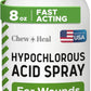 Hypochlorous Acid Spray for Dogs – 8oz Dog Wound Spray for Cuts, Burns, Sores, Abrasions, and More – Non Toxic and Chemical Free HOCI Wound Care – Made in The USA