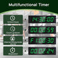 YZ Gym Clock for Home Gym with Start/Stop Button, Interval Timer for Workout, Stopwatch/Countdown Timer with Remote, 12/24H Digital Wall Clock, Portable Home Gym Accessories