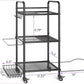 Home Gym Storage Rack Exercise Equipment Storage Organizer for Yoga Mat Dumbbells Kettlebells Foam Roller Yoga Strap & Resistance Bands, Ideal Yoga Mat Holder & Workout Equipment Organizer