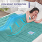 yescool Weighted Blanket for Adults (20 lbs, 60” x 80”, Teal) Cooling Heavy Blanket for Sleeping Perfect for 190-210 lbs, Queen Size Breathable Blanket with Premium Glass Bead, Machine Washable