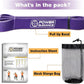 POWER GUIDANCE Pull Up Assist Bands - Stretch Resistance Band - Mobility Band - Powerlifting Bands - by Perfect for Body Stretching, Powerlifting, Resistance Training