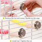 Multi-Color Rope Bird Perch Toys for Parrot Cage Stand, Climbing Swing Accessories for Cockatiel, Parakeets, Budgies, Lovebirds, Conures, Finches - 39.4 inch