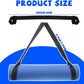 Black Yoga Mat Sling 1 Pcs Multi-purpose Straps Easy-Cinch Yoga Mats Holder Adjustable Strap Hands-Free Easy to Carry for Carrier and Organizing - Mat Not Included