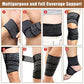 supregear 2 Pcs Hamstring and Thigh Compression Wraps, Adjustable Thigh Brace for Muscle Sprain, Quadricep Support Sleeve for Men and Women, Elastic Bandages for Knee Calf Arm Leg, 200 cm/79 in, Khaki