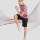 Zengjo Athletic Shirts for Men Short Sleeve Quick Dry Workout Running Gym Sport Exercise Tee Moisture Wicking