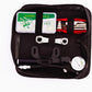 YBEKI Bike Tyre Repair Tool Kit - Bicycle Tool kit with 210 Psi Mini Pump 10-in-1 Multi-Tool with Chain Breaker, Tyre Levers &Tire Patch, Bone Wrench, 1 Portable Bag