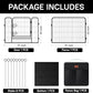 PJYuCien Dog Playpen Plus Storage Bag, 32" H 8 Panels Puppy Pen with Square Bottom, Heavy Duty Dog Fence for Puppies/Small Dogs