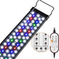 Aquarium Light, 18W 24/7 Natural Mode Aquarium Light, Sunrise/Daylight/Moonlight Mode and Custom Mode with Expandable Bracket, Adjustable Timer and 7 Color Brightness for 18~24IN Fish Tank