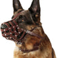 CollarDirect Dog Muzzle German Shepherd Dalmatian Doberman Setter Leather Basket Medium Large Breeds (Chestnut Brown, Large)