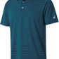 Mens Golf Shirt Moisture Wicking Dry Fit Performance Sport Short Sleeve Striped Golf Polo Shirts for Men