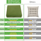 MeMoreCool Square Floor Pillow Seating for Adults Kids, Large Meditation Cushion Floor Pillow with Thick Foam & Soft Tufted Cover, Washable Big Pillow Seat Floor Cushion for Sitting Yoga 22" Green