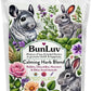 Herbal Calming Forage (2 Ounces): Premium Rabbit Food, Hay for Guinea Pigs Food, Chinchilla Food, Hamster Treat Made with Timothy Hay & Organic Herbs (2 Ounces)