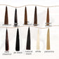 Horse Tail Extensions with Natural Loop Top, Blunt Cut Bottom, 3/8 LB 28-30 Inches Long （Jet Black）