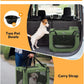Extra Large Dog Crate with 2 Foldable Bowl, 36 Inch Collapsible Travel Dog Crate Kennel with Soft Blanket for Medium Dogs,Indoor & Outdoor (36" L x 25" W x 25" H, Green)