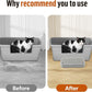 Cat Litter Box Ramp Mat with Filter Function, Cat Step Pedal Stool for Self-Cleaning Litter Box, Easy to Clean, Ideal for Kitten & Elderly Cats (Light Grey)