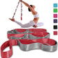 SANKUU Yoga Straps Stretching Strap with 12 Loops Workout Poster, Straps for Stretching Physical Therapy Equipment Long Stretch Out Bands for Exercise, Pilates and Gymnastics for Women Men