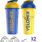 '-2 Pack- 28 oz Protein Shaker Bottles for Protein Mixes - 2x Wire Whisk | Leak Proof Shaker Cups for Protein Shakes | Protein Shaker Bottle Pack (Stand Strong Pack)