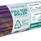 Oceanfoam Tidal Roller - Purple, Gold & Natural Marbled - Muscle Massage Foam Roller for Back Pain & Stretching - Firm & Ergonomic Wide Wave Textured - Yoga, Athletics, Wellness - Full Size, 20" x 5"