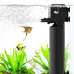 AQQA Dual-Use Aquarium Filter,Fish Tank Filter + Small Water Pump,Filtration,Wave-Making,Dissolved Oxygen,Water Circulation,Water Changes,Fountains Multifunctional Pump,Saltwater Freshwater (25W)