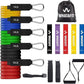 WHATAFIT Resistance Bands, Exercise Bands，Resistance Bands for Working Out, Work Out Bands with Handles for Men and Women Fitness, Strength Training Home Gym Equipment