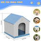 DRATO Dog Houses Resin Small Indoor Outdoor Dog Kennel for All-Weather Use Cozy Shelter for Small Dogs in Home, Garden, or Balcony